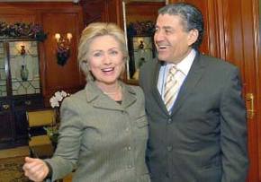 Haim Saban with Hillary